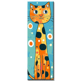 Painting by Numbers Orange Cat with Long Neck